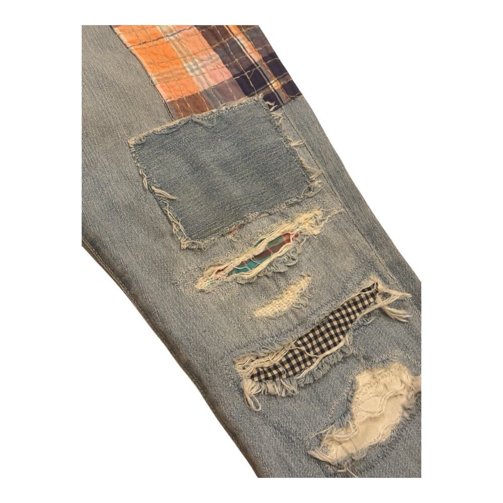 Polo Ralph Lauren Woman’s The Avery Boyfriend Patchwork Jeans New Size 28 33X28 - Picture 8 of 16